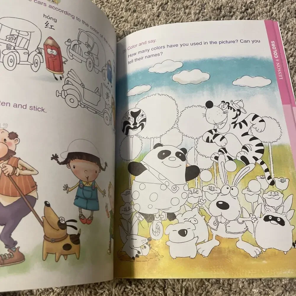 5 Book Set CHINESE & English Edition King Chinese 3A (no CD) 1A 1B 2A 3B w/CD